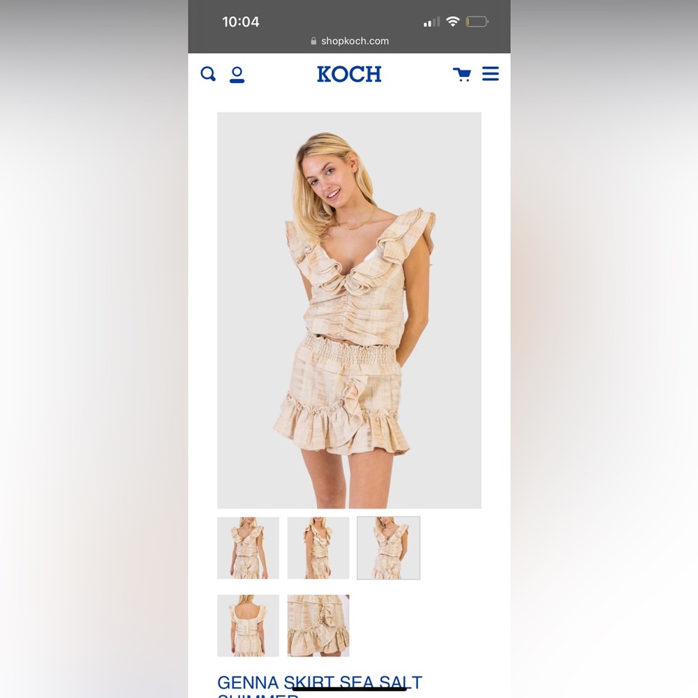 KOCH Genna skirt worn once size small